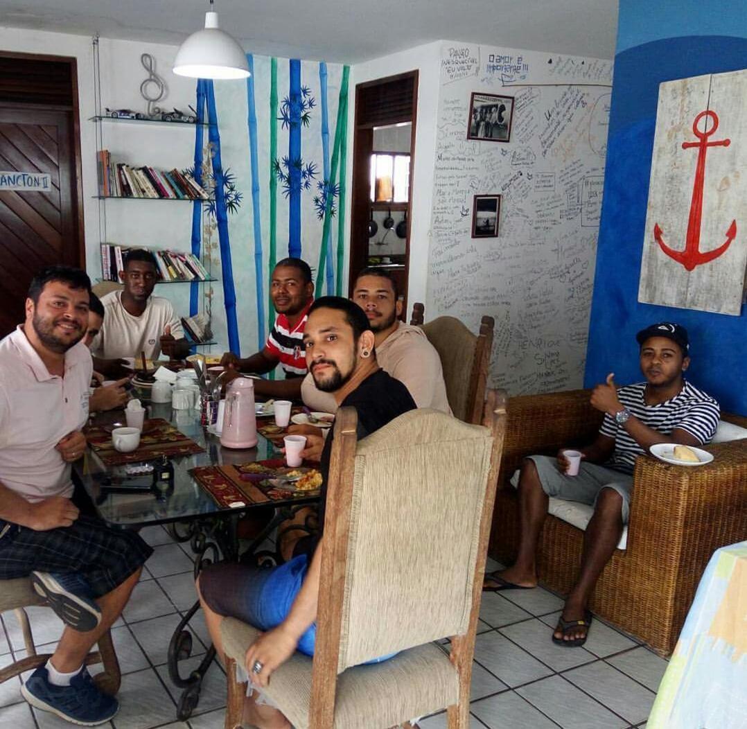 Blue Hostel Natal Bagian luar foto